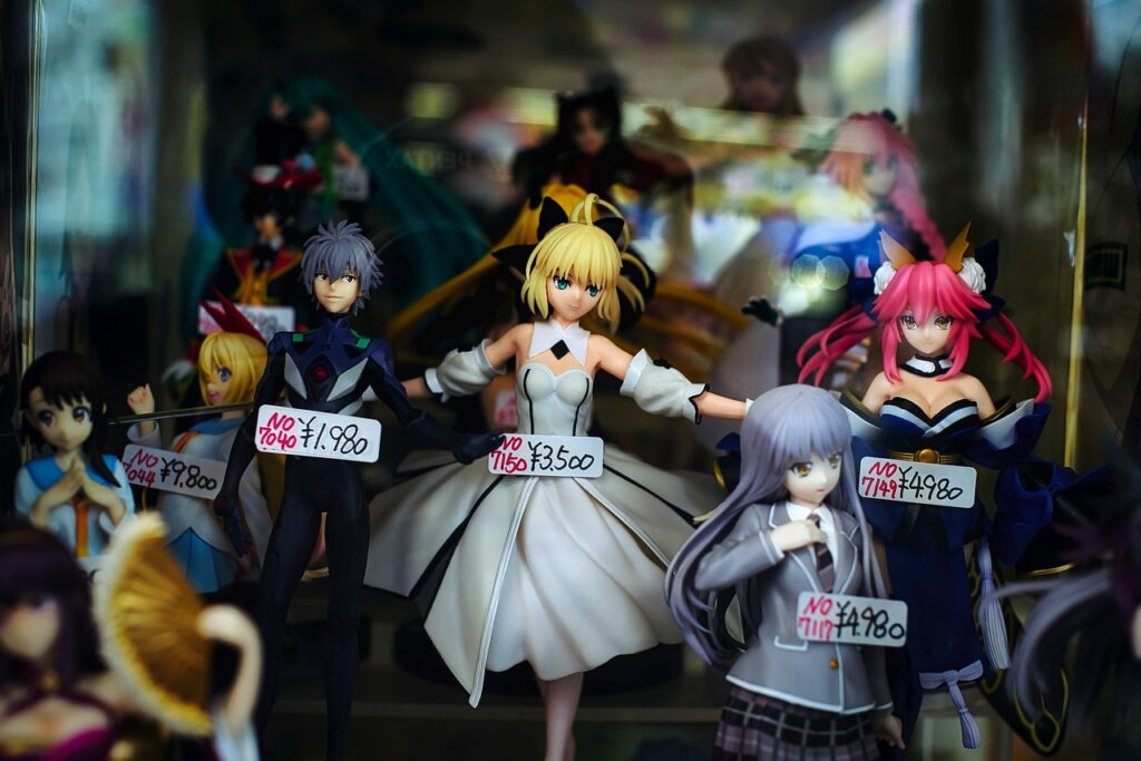 toy, figurine, manga, animated, girl, shop, akihabara, tokyo, japan, akihabara, akihabara, akihabara, akihabara, akihabara